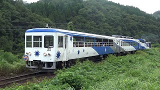 【4K】JR木次線　奥出雲おろち号　DE15-1558号機牽引+12系客車