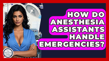 How Do Anesthesia Assistants Handle Emergencies? - The Operating Table