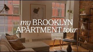 cozy nyc loft apartment tour  | midcentury, industrial, scandi vibes