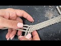 How to do Snake Belly Leather Braiding #leathercraft