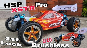 HSP XSTR Pro - Brushless 1/10 RC Buggy (Great Specs) First Look