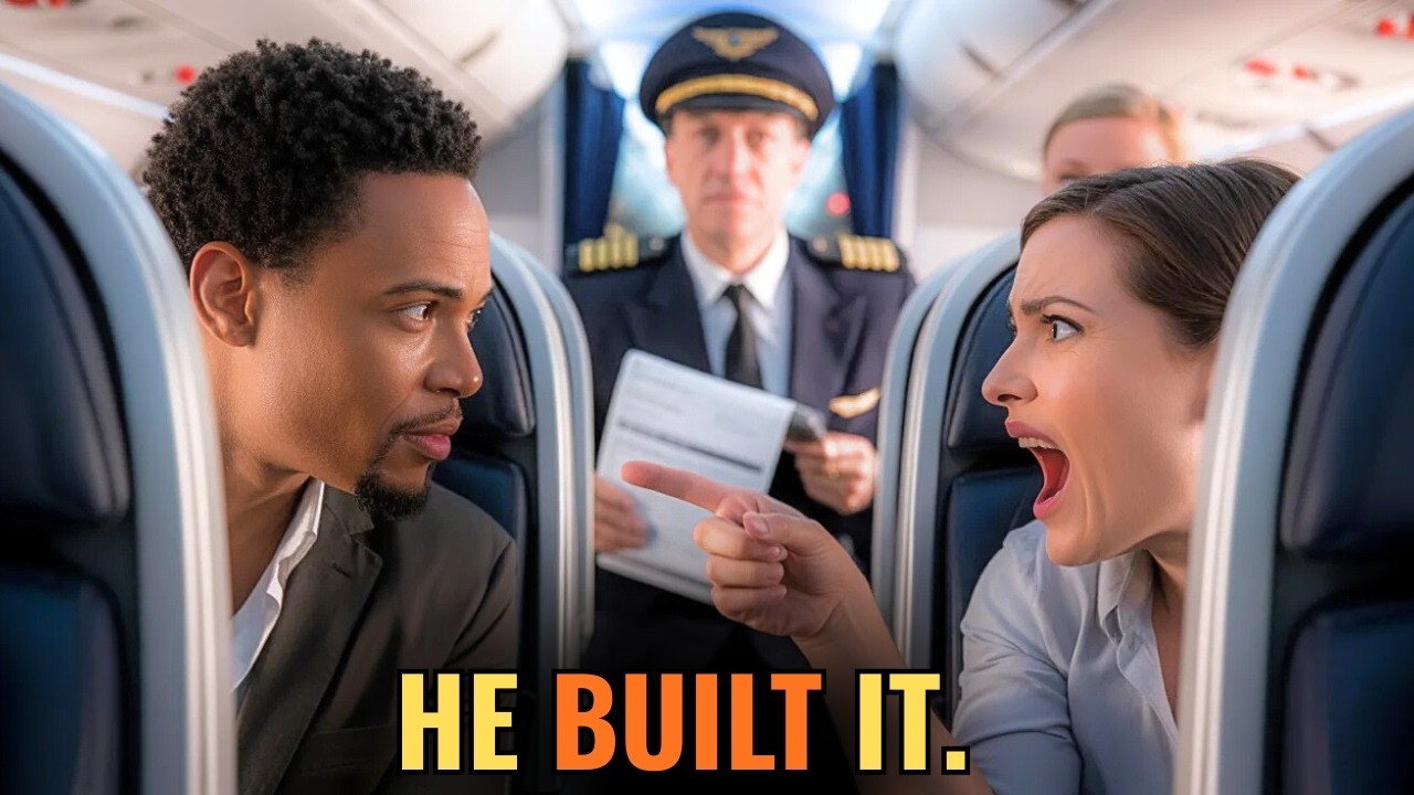 ✈️ “He Doesn’t Belong in First.” Passenger Complains — Captain Reads the Manifest: “He Built It.” 👑
