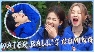 Bai Lu and YUQI are so good at throwing water balls! But…poor Chen Zheyuan🤣