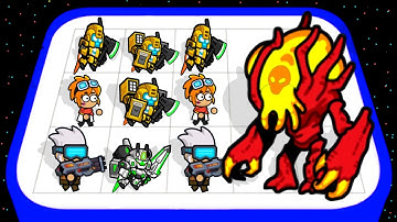 MERGE MECHA ROBOT - Merge Monster Evolution Android Games Max Level Gameplay