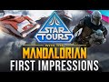Mandalorian  grogu in star tours  first impressions  disney news vlog