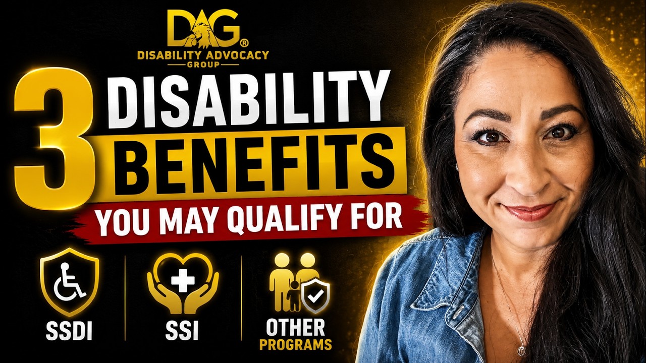 3 Disability Benefits You May Qualify For (Most People Only Know About SSDI)