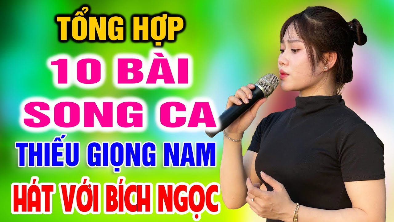 Tổng Hợp 10 Bài Liên Khúc  Karaoke ➤ Song Ca Thiếu Giọng Nam  ➤ Song Ca Cùng Bích Ngọc