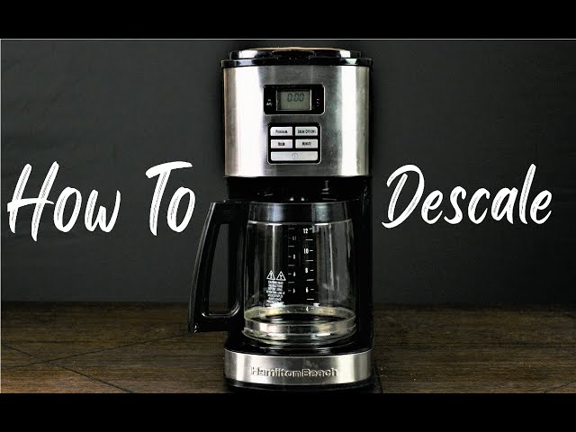 How to Descale a Coffee Kettle - Mother Daughter Projects