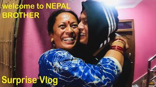 SURPRISE VLOG || WELCOME TO NEPAL MY BROTHER|| NISCHAL SHRESTHA || HOMETOWN || CHARIKOT || 2022