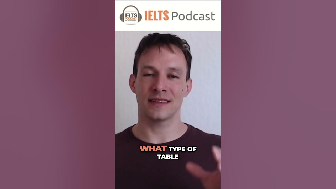 Ielts academic what table can you eat youtube