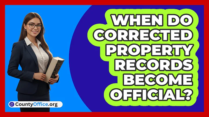 When Do Corrected Property Records Become Official?
