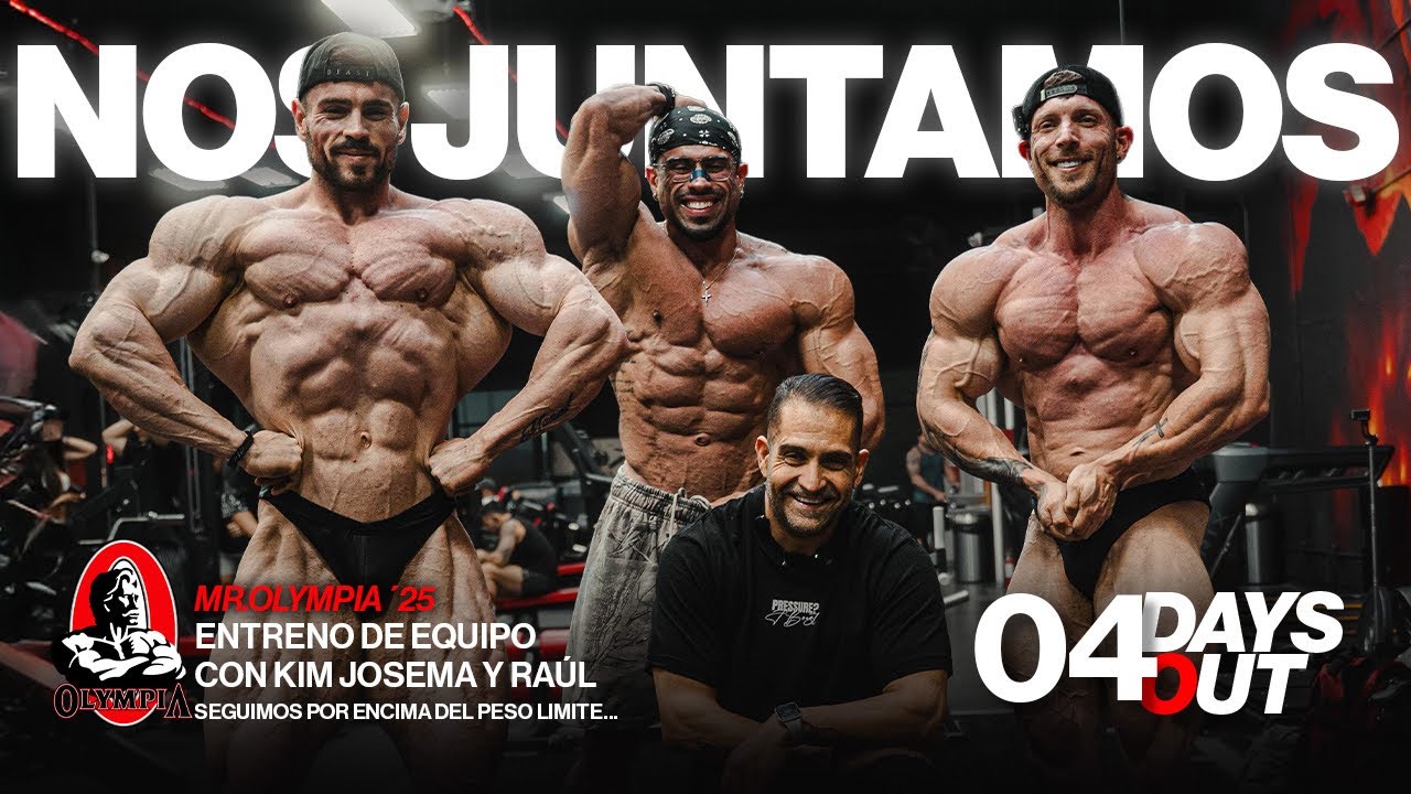 Mr. Olympia 4 DAYS OUT | ENTRENO y POSING con JOSEMA y KIM | TEAM CARRASCO al COMPLETO
