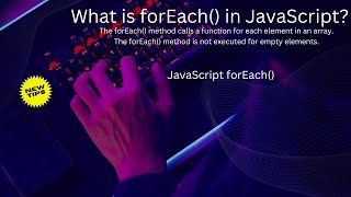Lecture No 8 : - How To Used JavaScript forEach in JavaScript.(React js, Node js, Vue js)