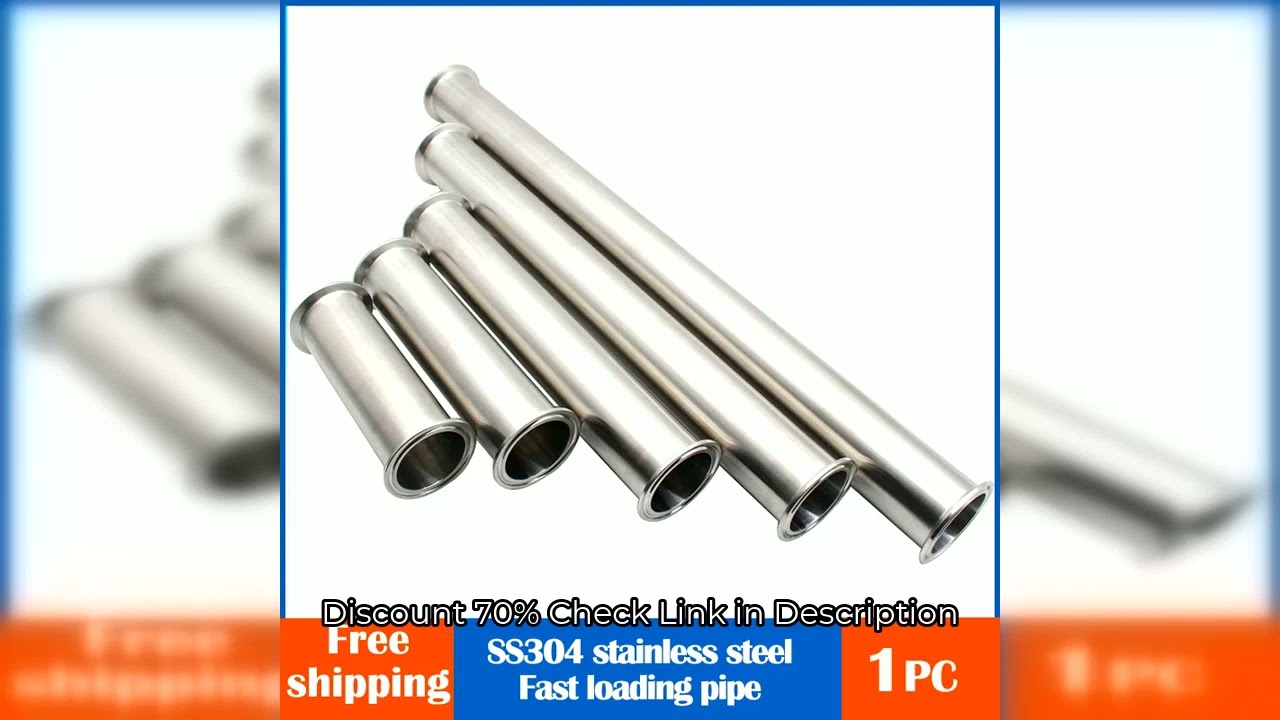 Stainless Steel pipe 2� 1.5�2.5INCH ?19-108mm?Sanitary extended water pipe Ferrule Clamp 100mm 200mm
