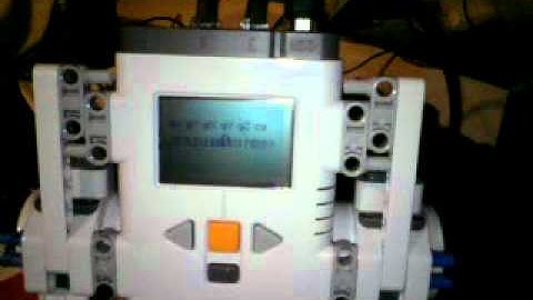 Wii Nunchuk connected to Mindstorms NXT