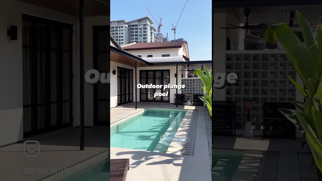 Outdoor area transformation (plunge pool) 