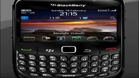 How to get a OS6 theme on your blackberry curve 8520