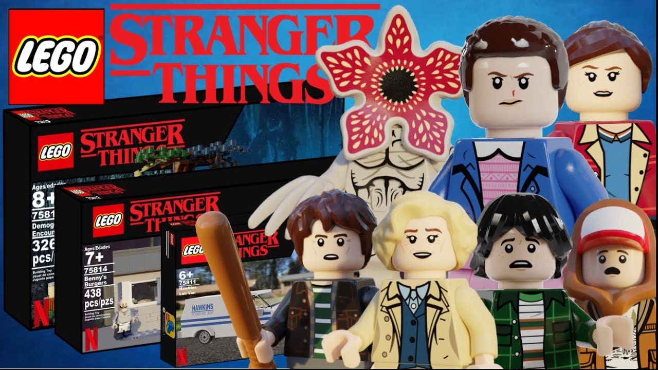 I made Stranger Things Season 1 sets because LEGO didn't to - YouTube