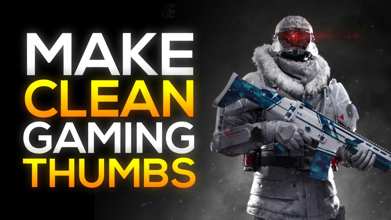 How To Make Clean Gaming Thumbnail On Android!