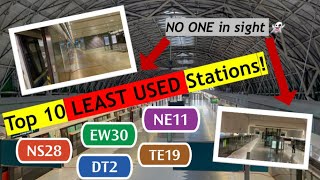 The Top 10 Least-used Stations In Singapore (you will be surprised!)
