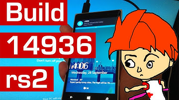 Updating to Windows 10 Build 14936