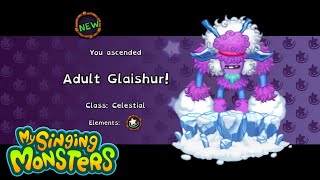 How to get Adult Glaishur - Celestial Island (My Singing Monsters 4.1.3) MSM