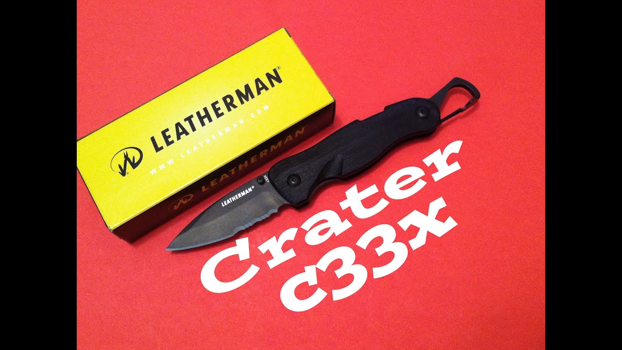 Leatherman Crater c33x Knife Review - YouTube
