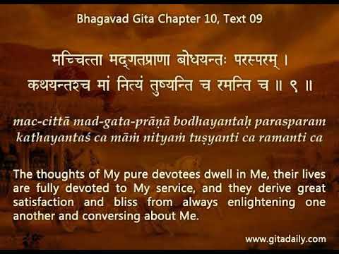 Are scriptural descriptions of Krishna literal? Gita 10.09