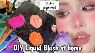 How to make LIQUID BLUSH at home? (3 Methods)