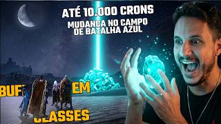 10.000 CRONS GRÁTIS e Mega Buff PvE!