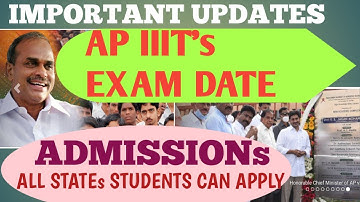 #APIIIT(RGUKT)ADMISSION NOTIFICATION-2020/21 RELEASED. Check for DETAILED INFORMATION
