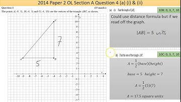 Maths screencast 2014 Paper 2 LC OL Question 4