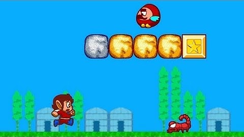 Alex Kidd in Miracle World HD remake (HiSMS) gameplay - The Village of Namui