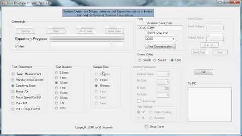 Accelerometer Experiment Setup Video