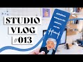 STUDIO VLOG 013 | Making bookmarks, packing orders, + wholesale client!