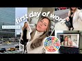 First day at my NEW JOB! event at the UN, seeing Dylan O&#39;Brien, meeting my team | work day VLOG
