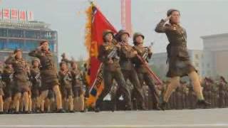 I put 'the fresh prince of bel air' over north koreans marching