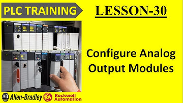 #32 Configure Analog Output Modules || PLC TRAINING || RA
