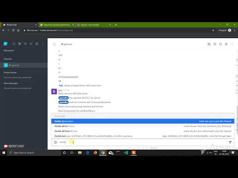 install single bot through manifest file in rocket chat