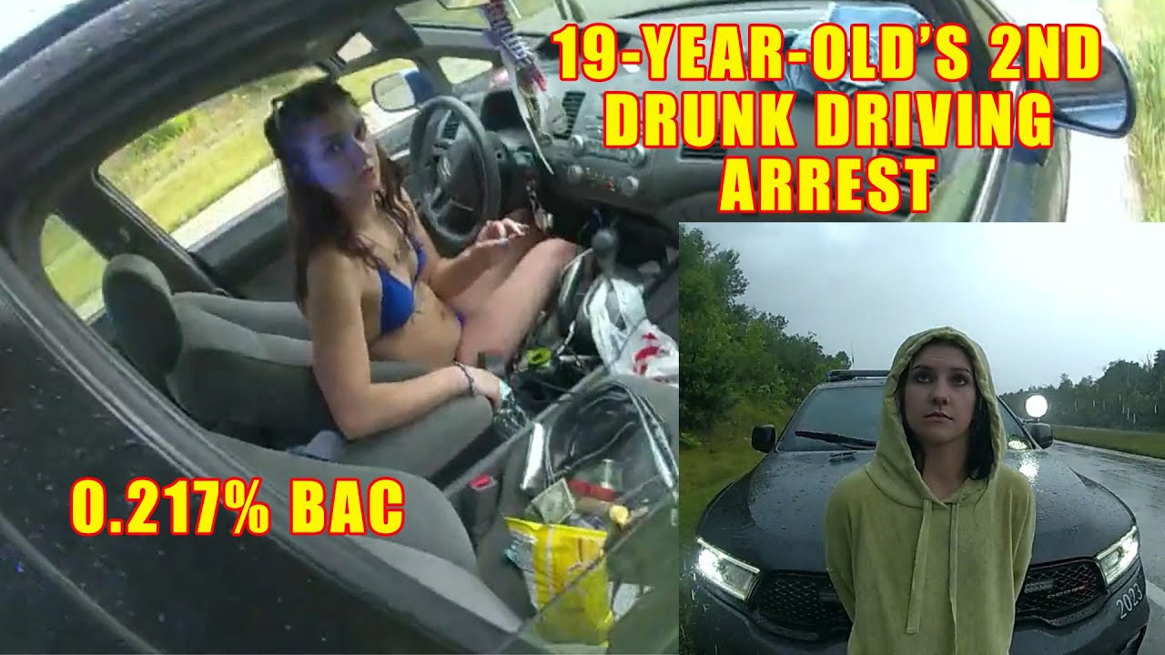 19-Year-Old is Arrested for Her 2nd Drunk Driving Offense - YouTube