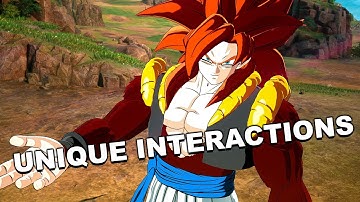 Dragon Ball Sparking Zero - Super Saiyan 4 Gogeta Unique Interactions (Special Quotes)