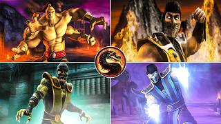Mortal Kombat: Shaolin Monks - All Bosses (No Damage)