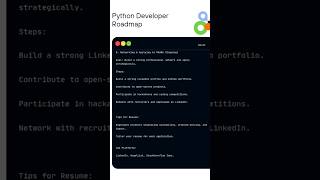Python Developer Roadmap Final Part #python #ai #programming #coding #roadmap #education