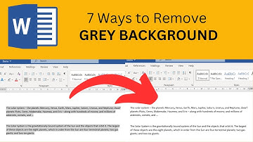7 Ways To REMOVE Gray Background From Pasted Text in Word [100% SOLVED]