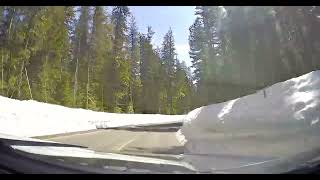 Driving to Crater Lake 4/15/23