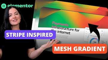 EXPERIMENTAL STRIPE-INSPIRED MESH GRADIENT & TEXT BLEND EFFECT - Elementor container edition