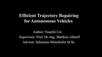 Efficient Trajectory Repairing for Autonomous Vehicles - Evaluation