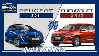 Peugeot 208 ou Chevrolet Onix \/ Qual é o melhor?