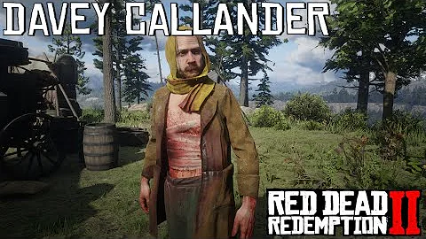 How Davey Callander Looked Like | RDR 2