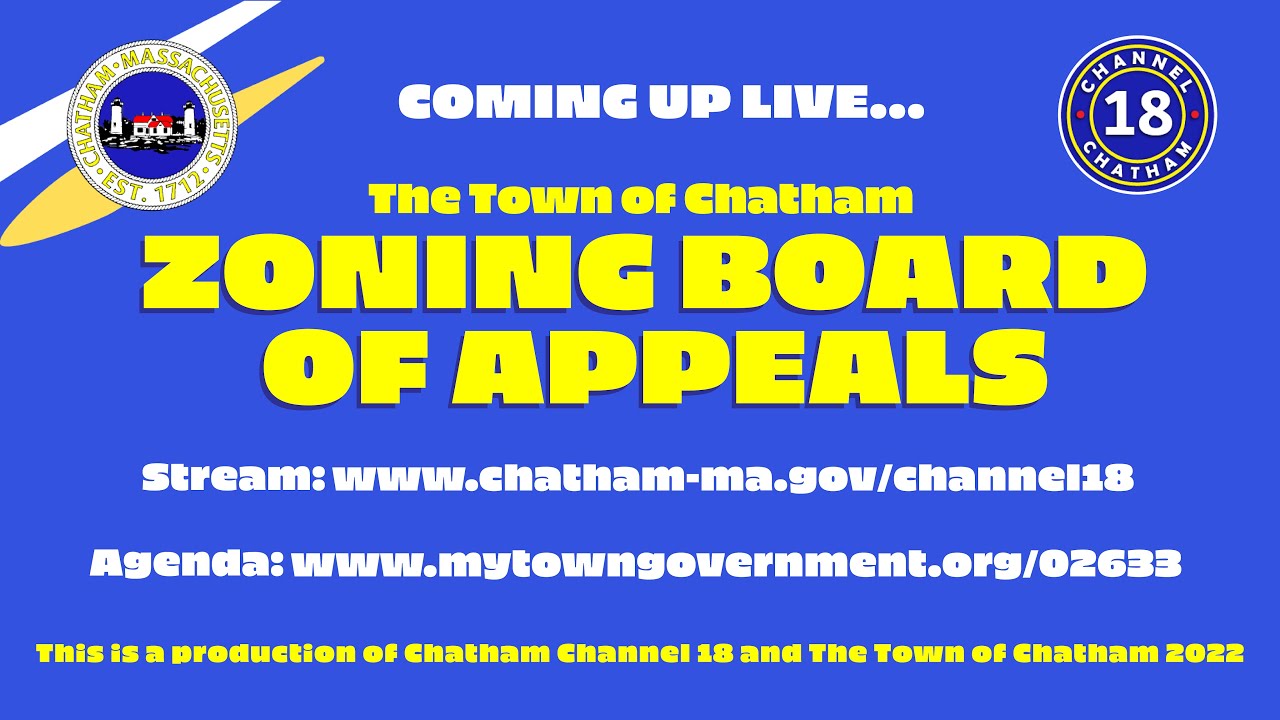 Town of Chatham Zoning Board of Appeals January 27, 2022 YouTube
